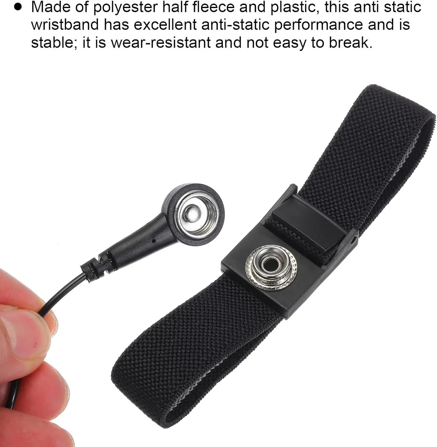 Anti-Static Wrist Strap Grounding 2 Pack &ndash; Adjustable Fit