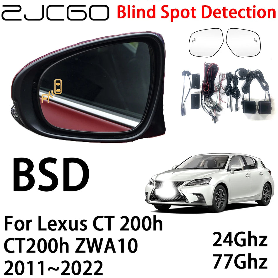 Blind Spot Radar Warning System for Lexus CT 200h with Motion Detection and Safety Alerts
