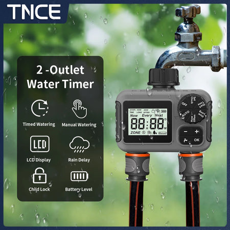 Programmable Garden Irrigation Watering System - TNCE Sprinkler Timer