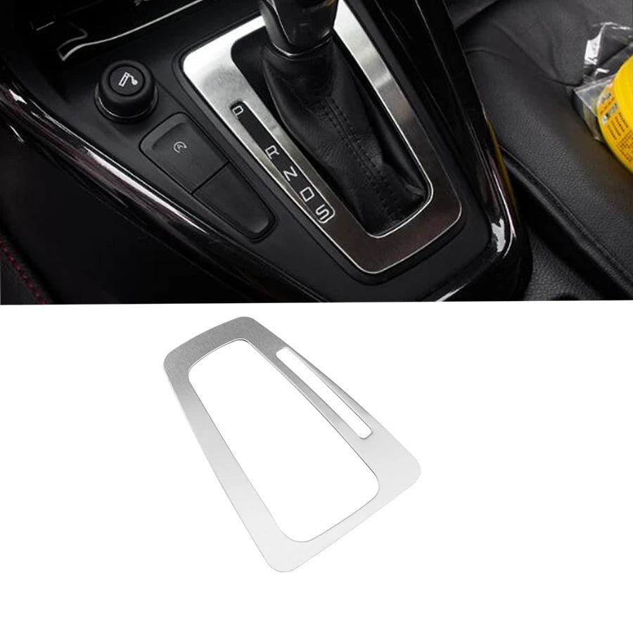 Copertura per Pannello di Trim della Manopola del Cambio per Ford Focus MK3 Aggiornamento Interno in Acciaio Inossidabile Premium