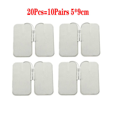 TENS EMS Electrode Pads &ndash; Self Adhesive Muscle Stimulator Deluxe 20PCs(10pairs)5x9cm