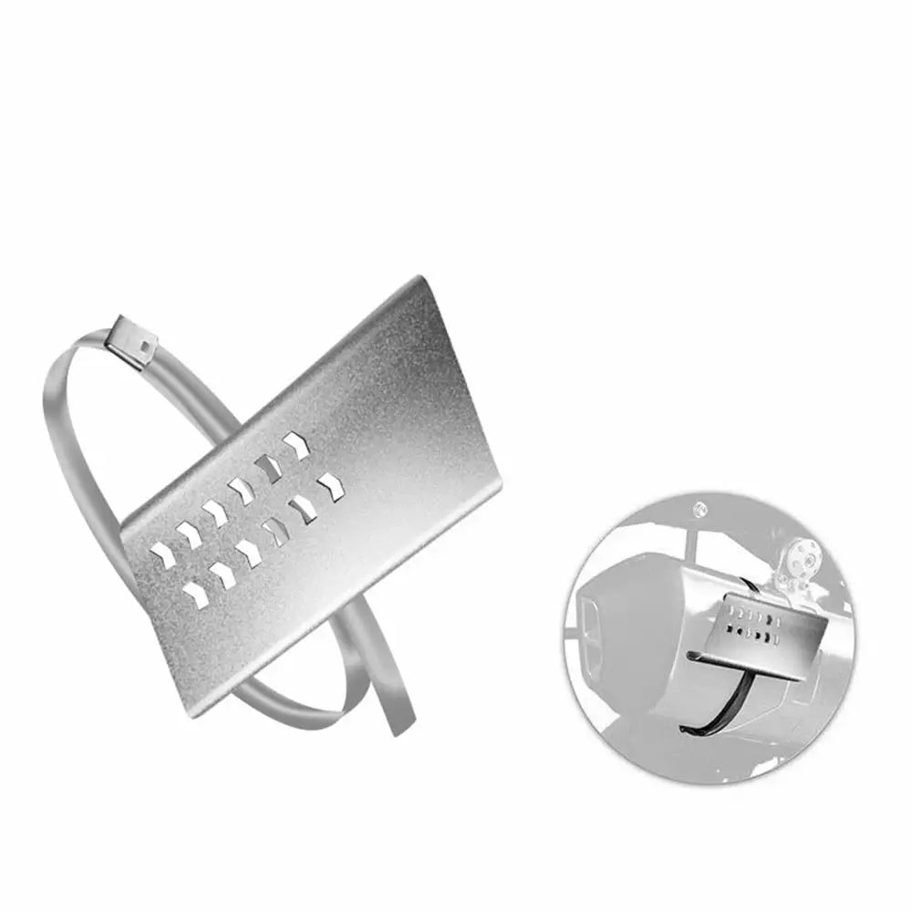1PCS Motorcycle Universal Exhaust Pipe Protector Heat Shield Cover Silver Motorbike Guard Anti-scalding Cover Accessories by InterCyprus Trading Ltd