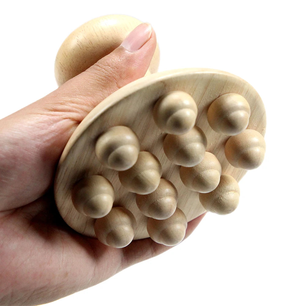 Wood Therapy Mushroom Massage Tool &ndash; Natural Anti-Cellulite Solution