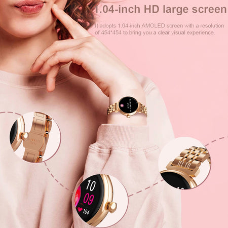 1.04 Inch AMOLED Screen Fashion Ladies Smart Watch &ndash; Always On Display