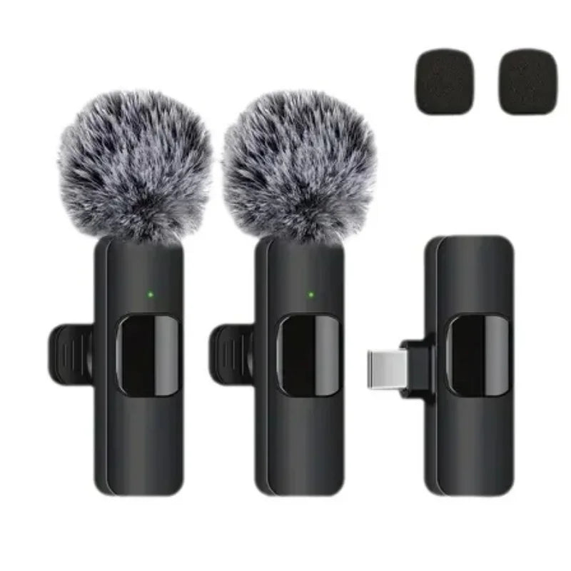 2.4G Wireless Lavalier Microphone for iPhone &amp; Android