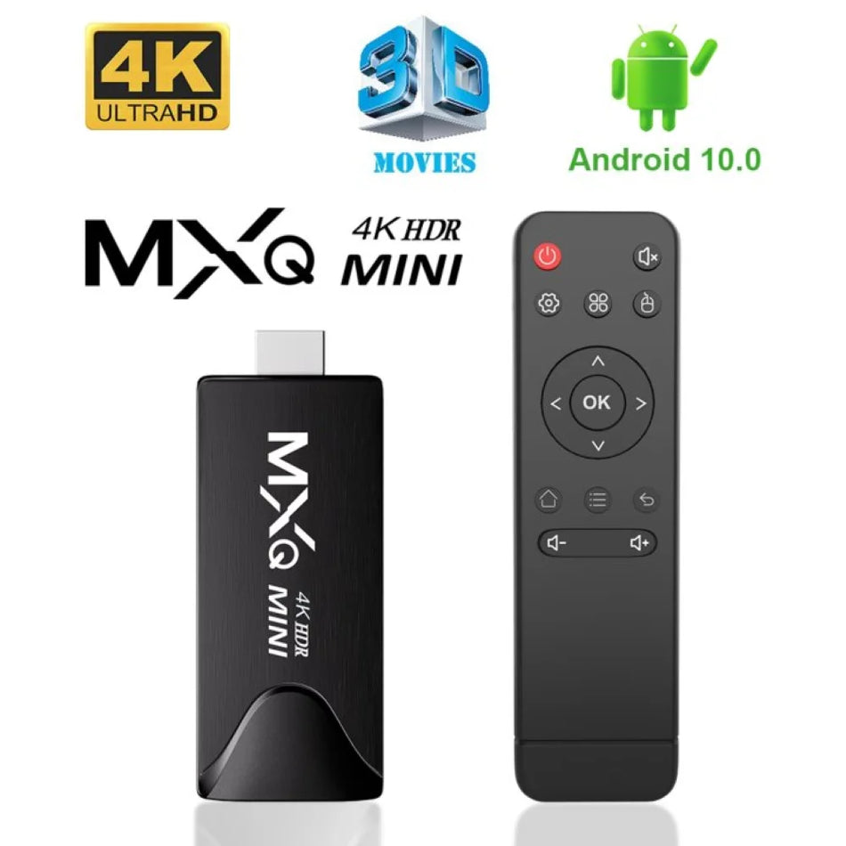 MXQMINI Smart Android Mini TV Stick &ndash; 4K Streaming Plus