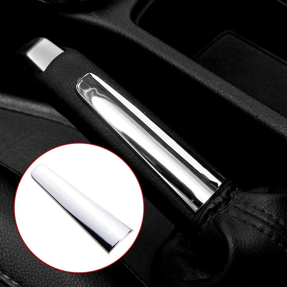 Copertura per maniglia del freno a mano per Ford Focus 2009-2018, trim in ABS cromato, accessorio per interni