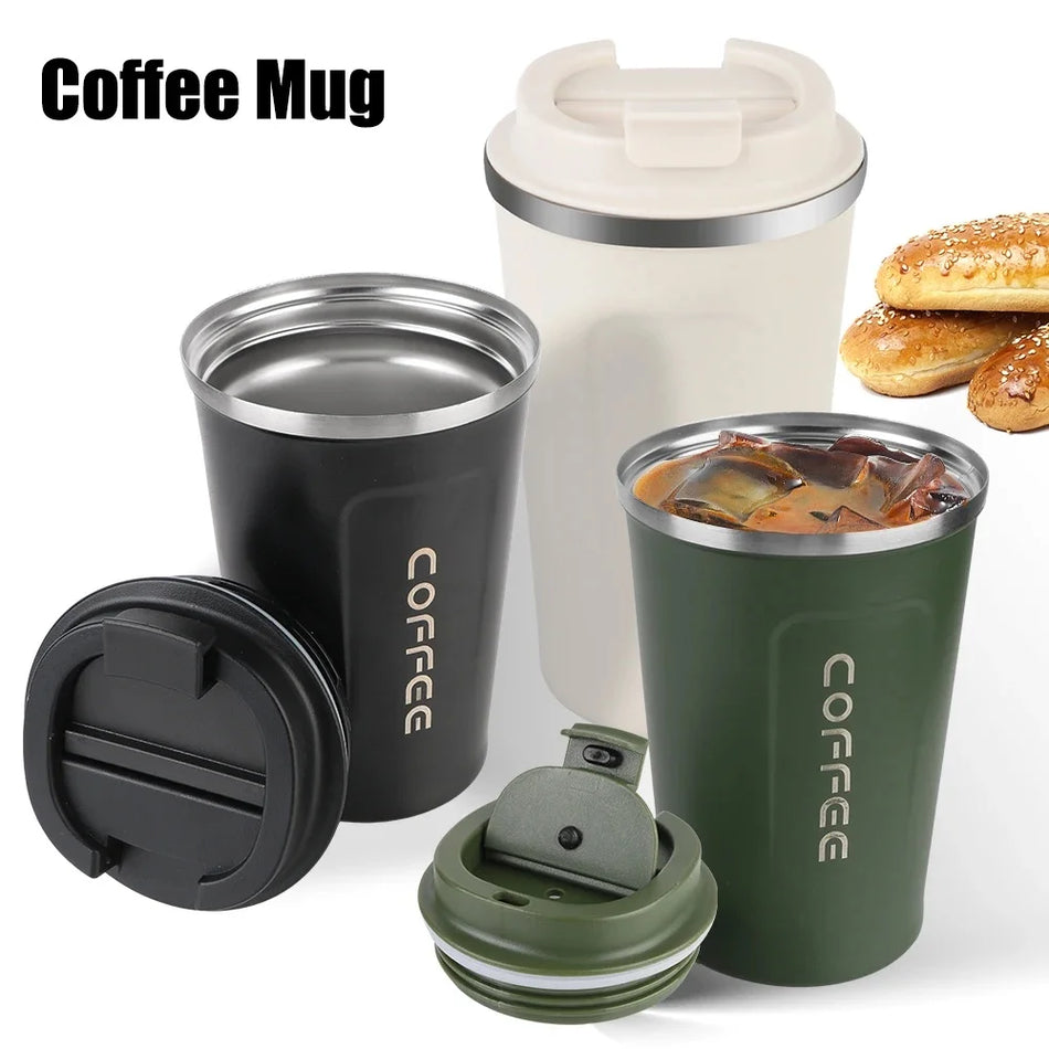 Tazza Termica da 510ml con Doppia Parete in Acciaio Inossidabile 304, Flask a Vuoto, Antifuga