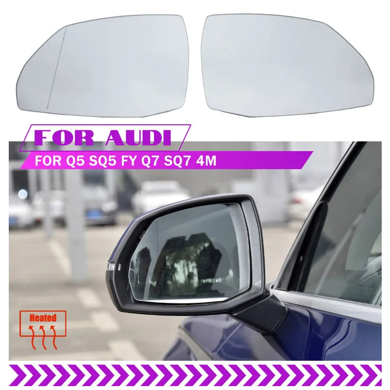 Замена стекла зеркала с подогревом Левое Правое для Audi Q5 Q7