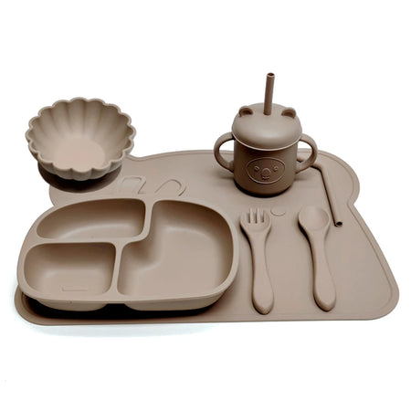 CZSAE Children's Tableware Set &ndash; Suction Cup Design for Easy Self-Feeding