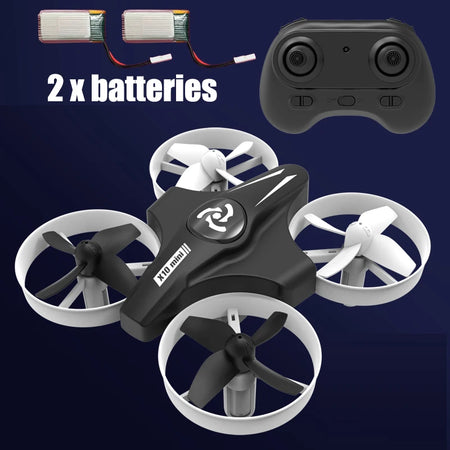 Hywiwine H10X Mini Drone with Headless Mode and 360-Degree Flip black 2 battery