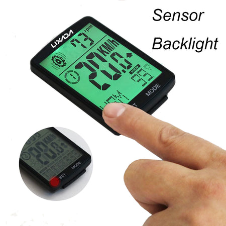 LIXADA 3 In 1 Wireless Bike Computer &ndash; Heart Rate Sensor