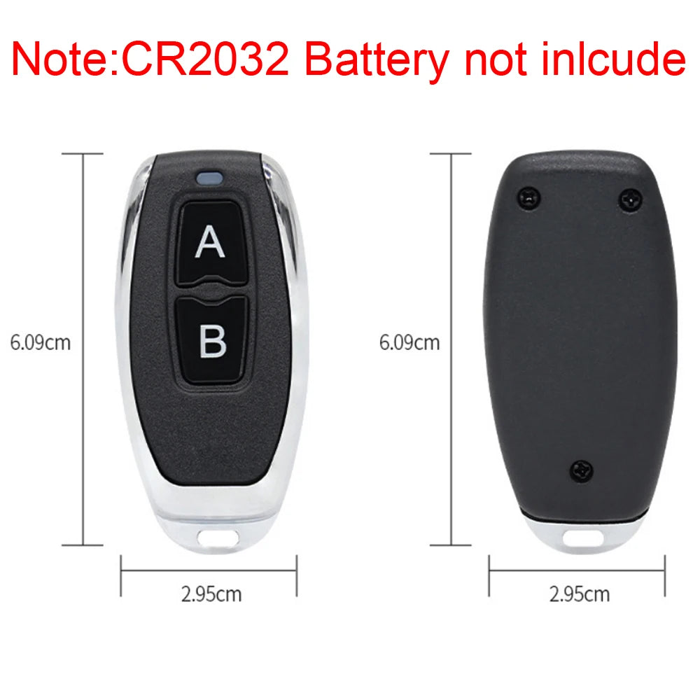 Universal 433MHz Remote Control Key Fob for Gate and Garage Door Cloning
