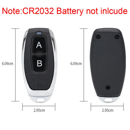 Universal 433MHz Remote Control Key Fob for Gate and Garage Door Cloning