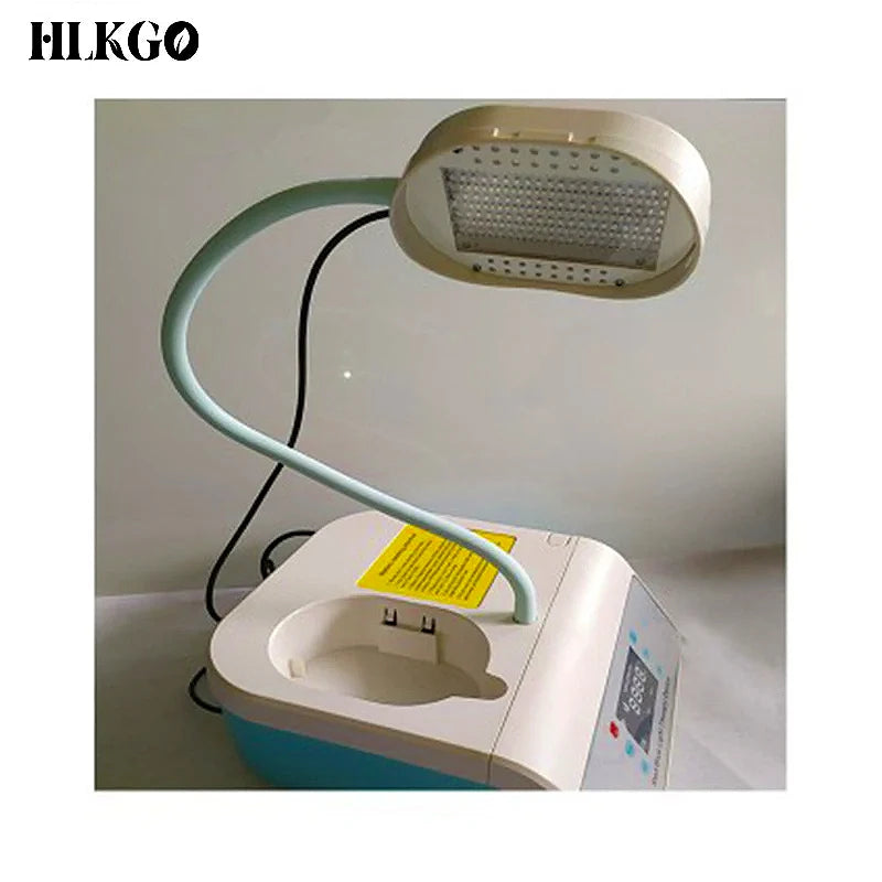 LED obličejová lampa PDT červená modrá světelná terapie omlazení pleti