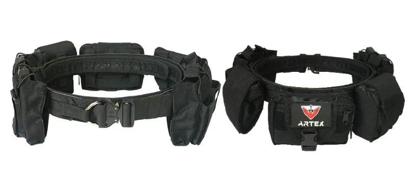 Outdoor Battle Belt Sets &ndash; Durable Nylon Utility Belt black color