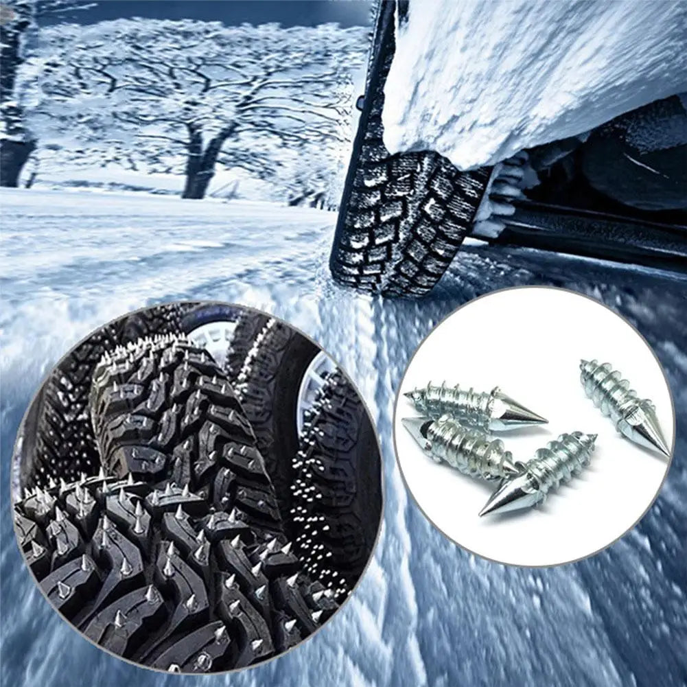 Winter Tire Studs Spikes Wheel Chains 50Pcs &ndash; Snow Traction