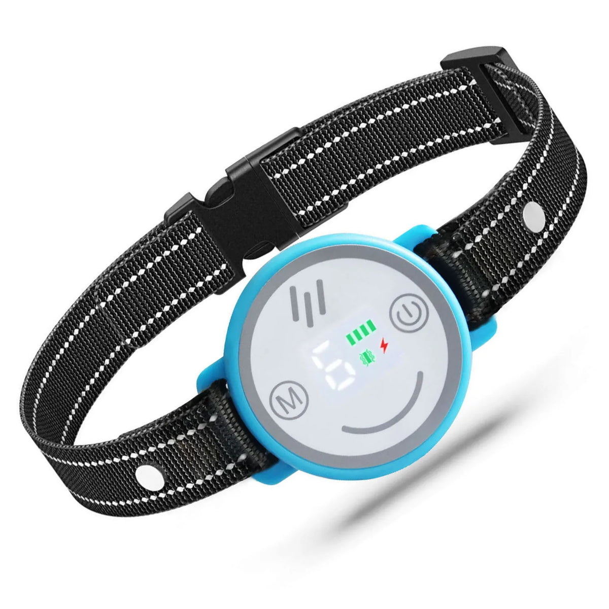 Electric Dog Training Collar &ndash; Waterproof Bark Deterrent Blue 3