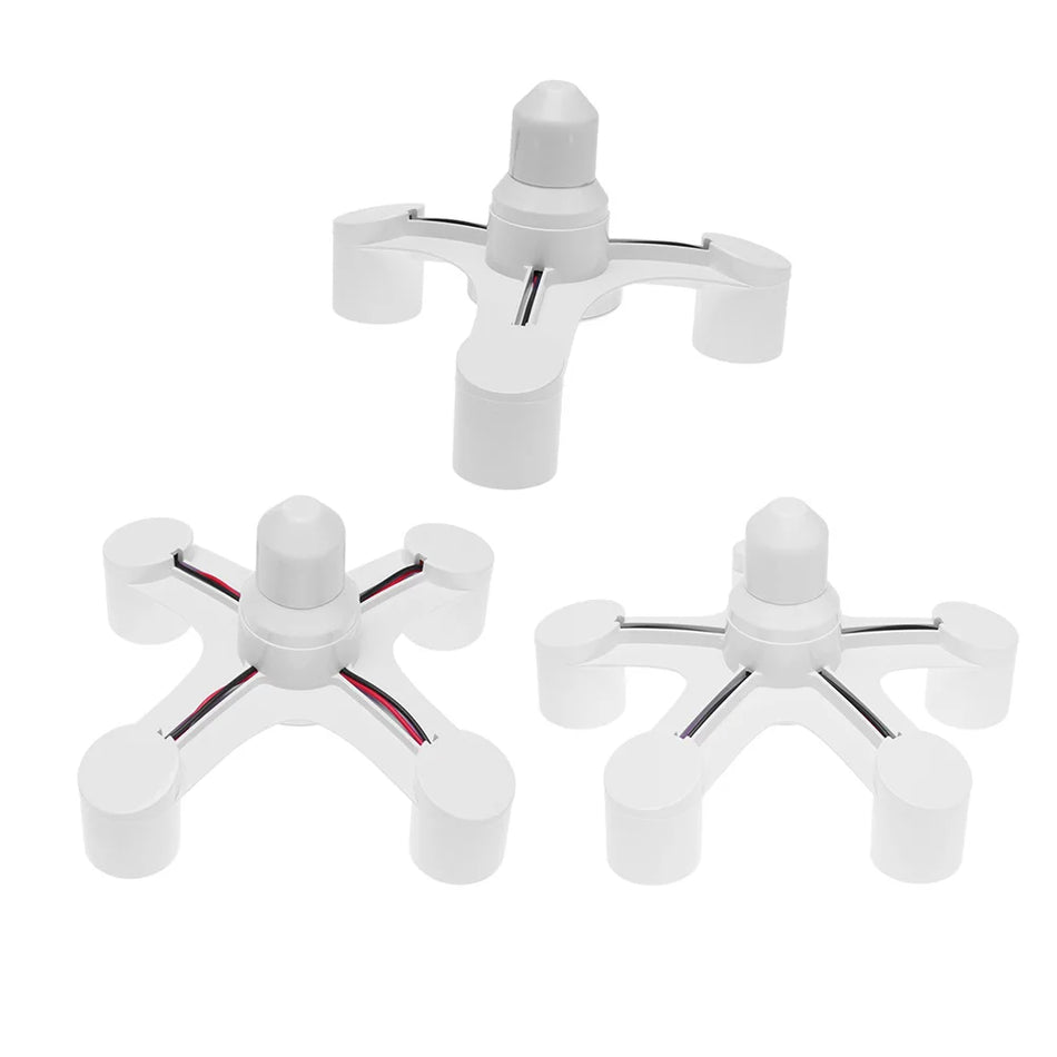 E27 To E27 LED Osnovni Adapter Držalo Podaljšek Vtičnica Razdelilnik