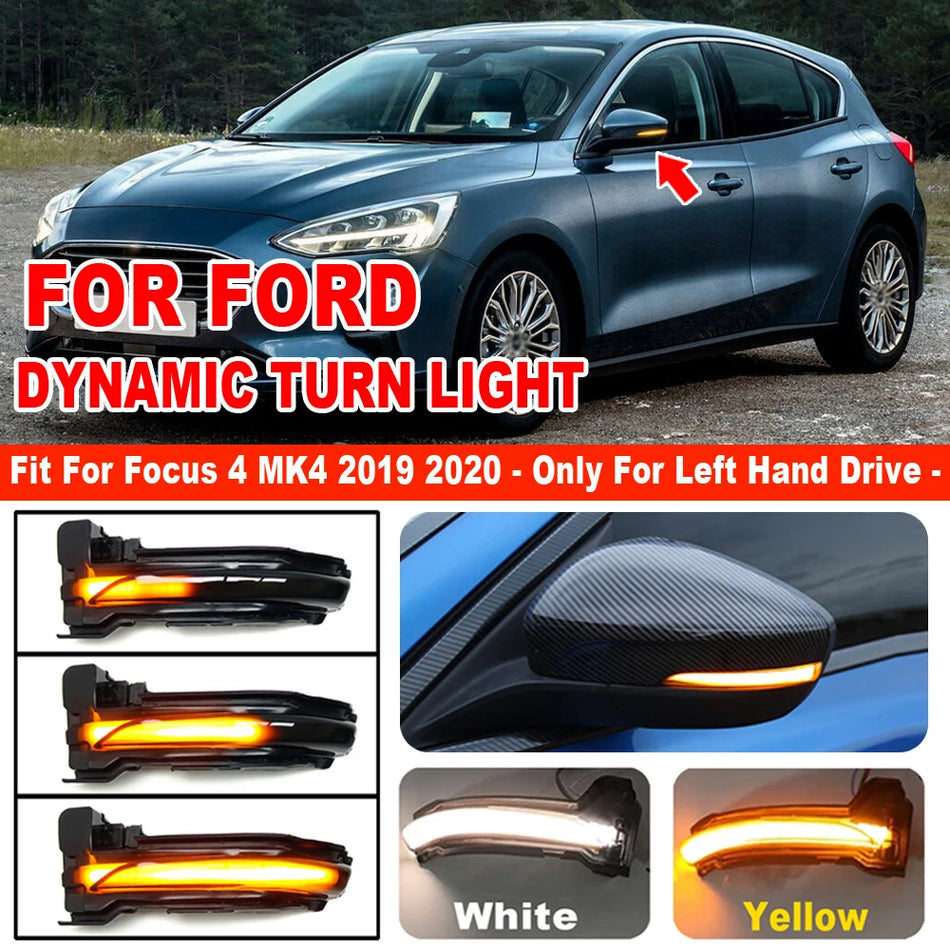 Feu de signalisation LED dynamique pour Ford Focus MK4 LHD 1 paire