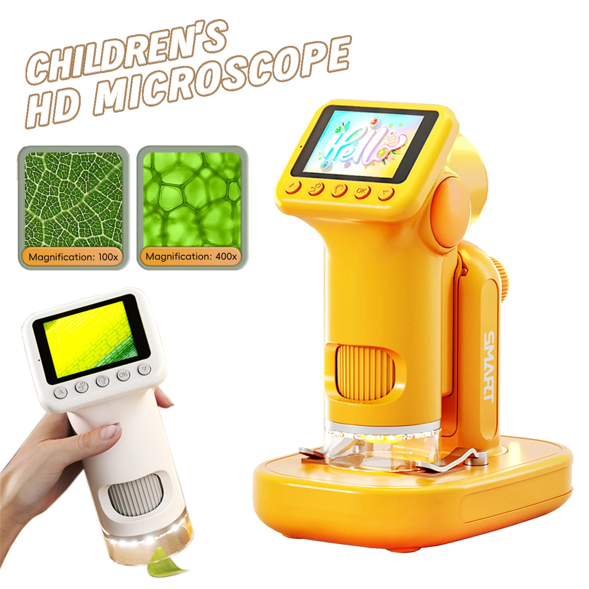 1600X Handheld Microscope 2 Inch P02 - High Definition