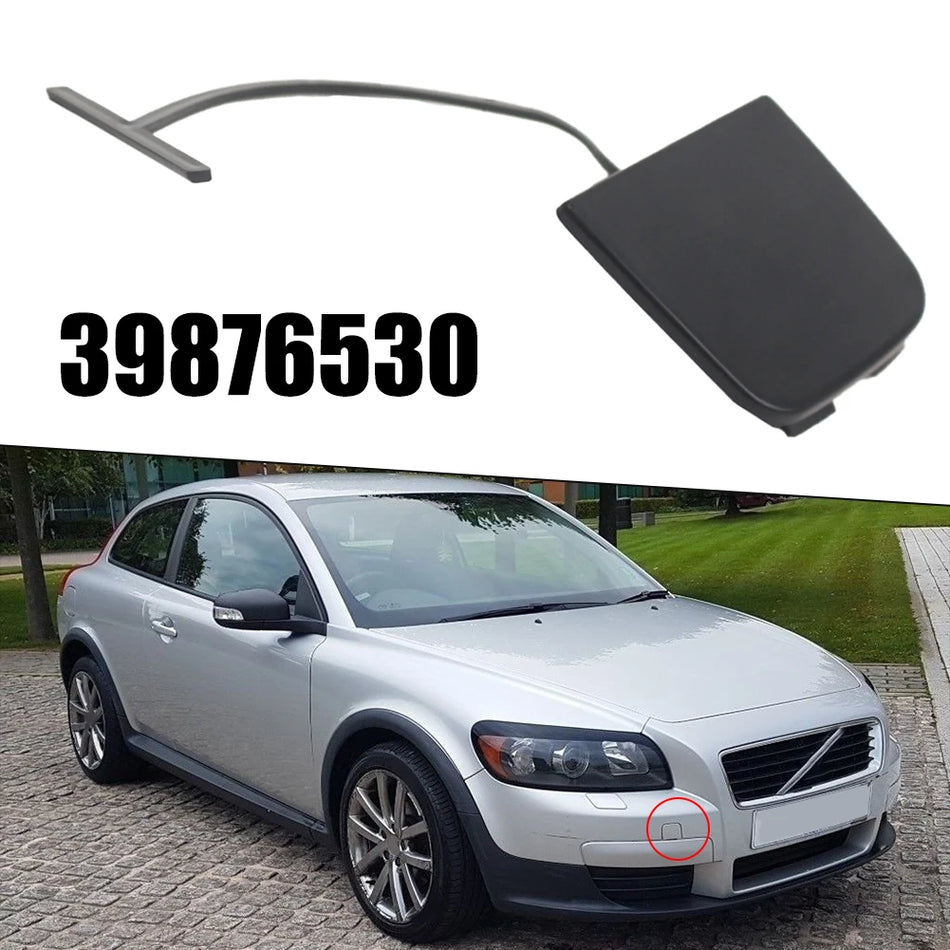 Etupuskurin vetokoukku silmukkapeite ABS-muovista Volvo C30 2007-2009 vaihto-osa