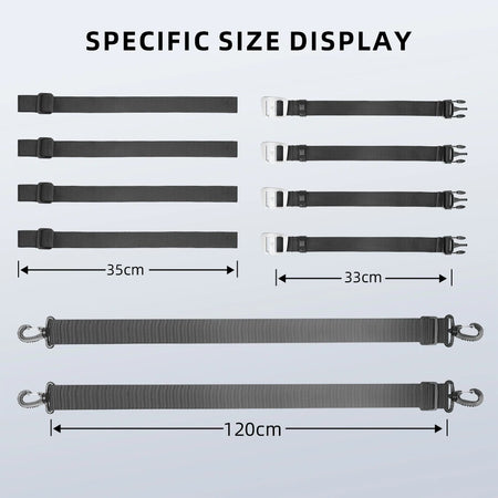 Rhinowalk Motorcycle Bag Straps &ndash; Durable Polyester Construction