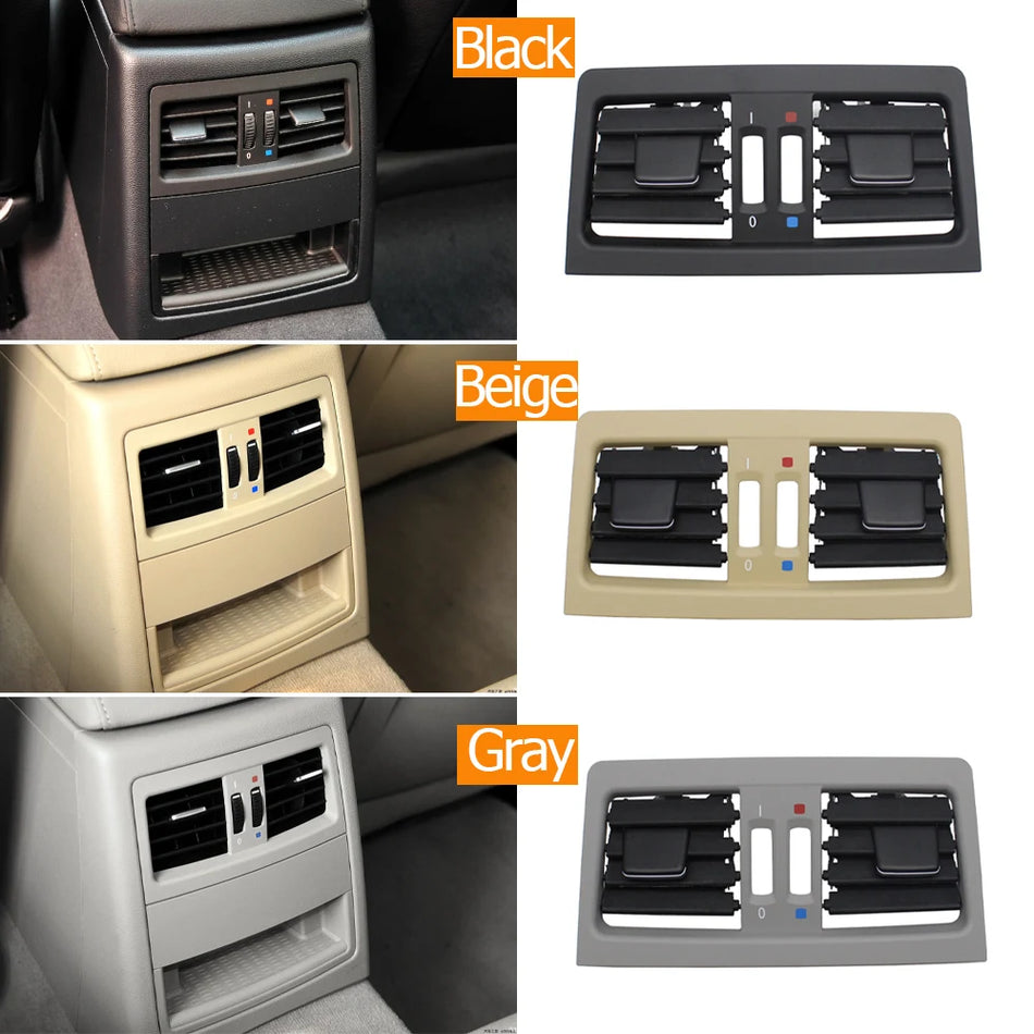 Rear AC Vent Grille Panel Trim for BMW 3 Series E90 E91 2005-2012, PC ABS Replacement