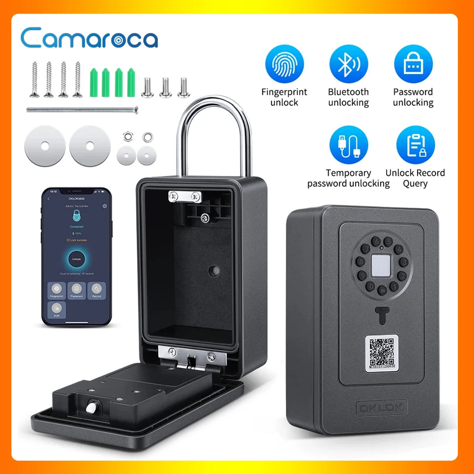 Camaroca Smart Key Safe Box &ndash; One Time Passwords Via App