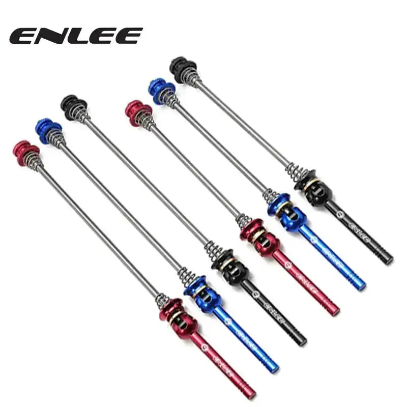 New ENLEE Titanium Ti Skewer QR Bicycle Quick Release Skewer Lever MTB Bicycle Cycling Hub Road Bike Quick Release MTB Parts by InterCyprus Trading Ltd
