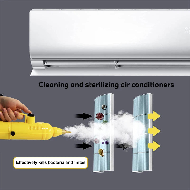 1800W High Pressure Steam Cleaner - Multi-Function Sterilizer &amp; Stain Remover