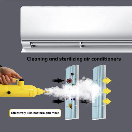 1800W High Pressure Steam Cleaner - Multi-Function Sterilizer &amp; Stain Remover