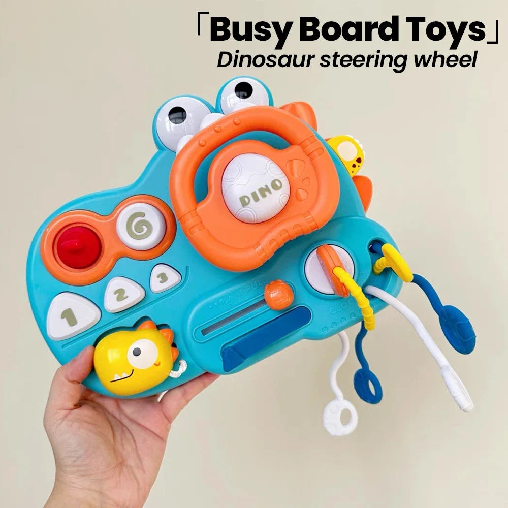 Montessori Busy Board Toys for Toddler - Travel Friendly