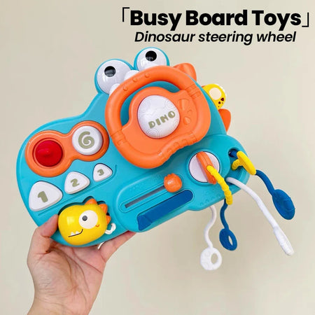 Montessori Busy Board Toys for Toddler - Travel Friendly