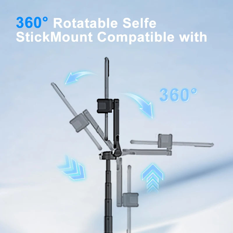 CrownQu T20 Selfie Stick &ndash; Foldable Design With Bluetooth Remote