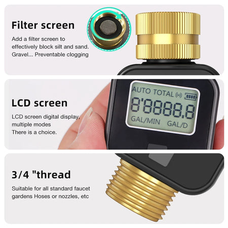 Digital Water Flow Meter IP5X 3/4 Inch &ndash; Efficient Flow