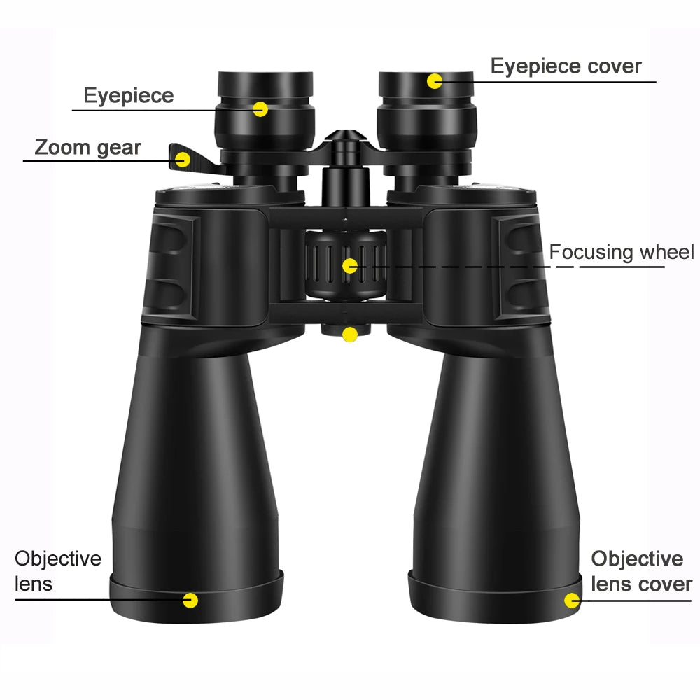 BORWOLF 10-380X100 Zoom Binoculars &ndash; Ultra High Magnification
