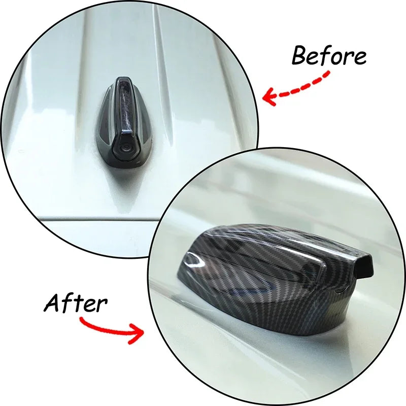 Kryt antény Defender Shark Fin vzor uhlíkových vláken ABS