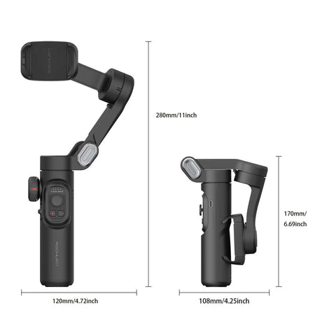 AOCHUAN 3-Axis Handheld Gimbal Stabilizer &ndash; Smooth Video and Face Tracking