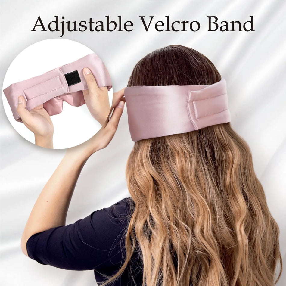 100 Percent Mulberry Silk Sleep Mask &ndash; Adjustable Band
