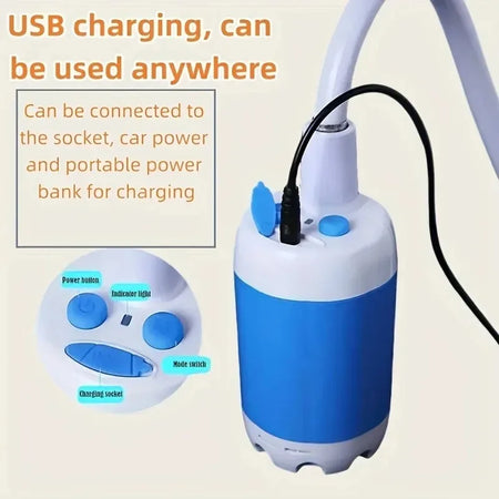 USB Rechargeable Shower Head