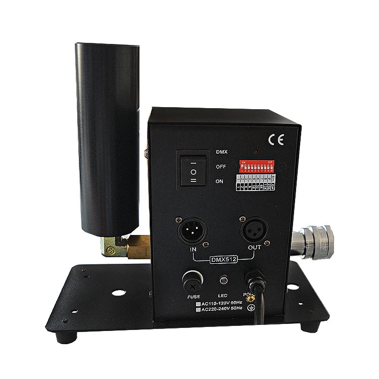 MITUSHOW 100W Scen Jet Maskin Konfettikanon CO2 Effekter För Bröllop Och Fester DMX 2CH LED DJ Belysning