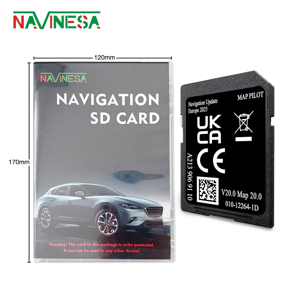 A2139069110 V20 SD Card &ndash; High-Speed Navigation Maps for Mercedes GLC Class
