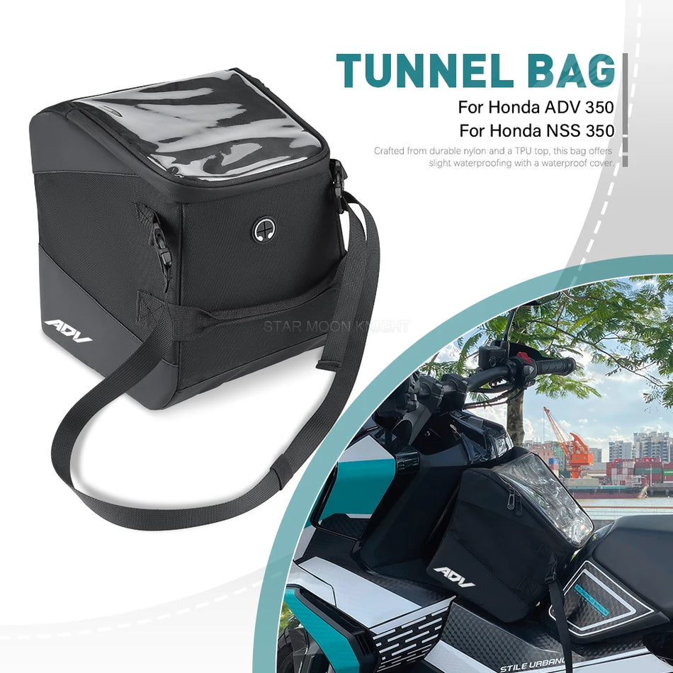 Τσάντα ρεζερβουάρ Honda ADV 350 NSS 350 από νάιλον, σχεδίαση τούνελ για ταξίδια με μοτοσικλέτα και αποθήκευση αποσκευών