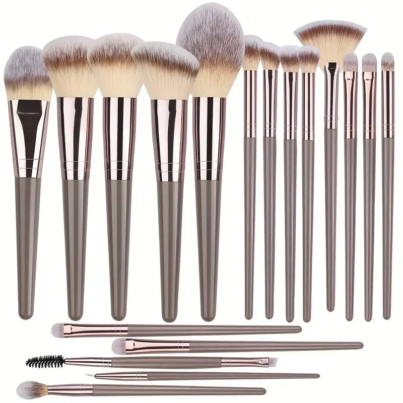 Professional Makeup Brushes Set - 3-20PCS Soft Fluffy Tools 18