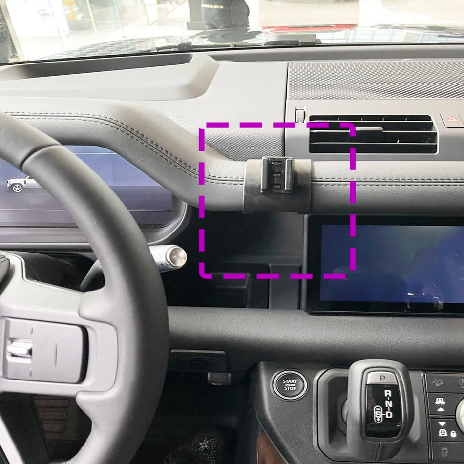 Land Rover Defender Trådlös Laddning Bil Telefonhållare Bas