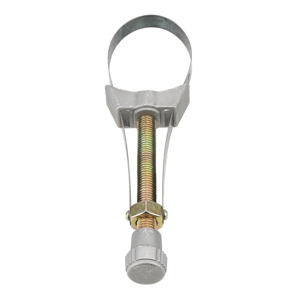 Adjustable Car Oil Filter Removal Tool - 60mm to 120mm Steel Strap Wrench