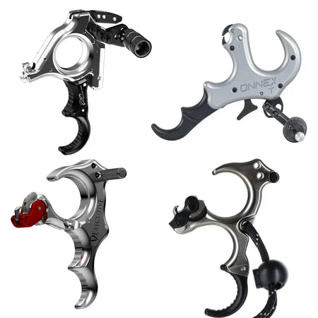 Abyss X-Tension Flex Honey Badger Claw HBC Flex Wiseguy Wrist Strap Archery Release &ndash; Adjustable Relax Trigger for Precision