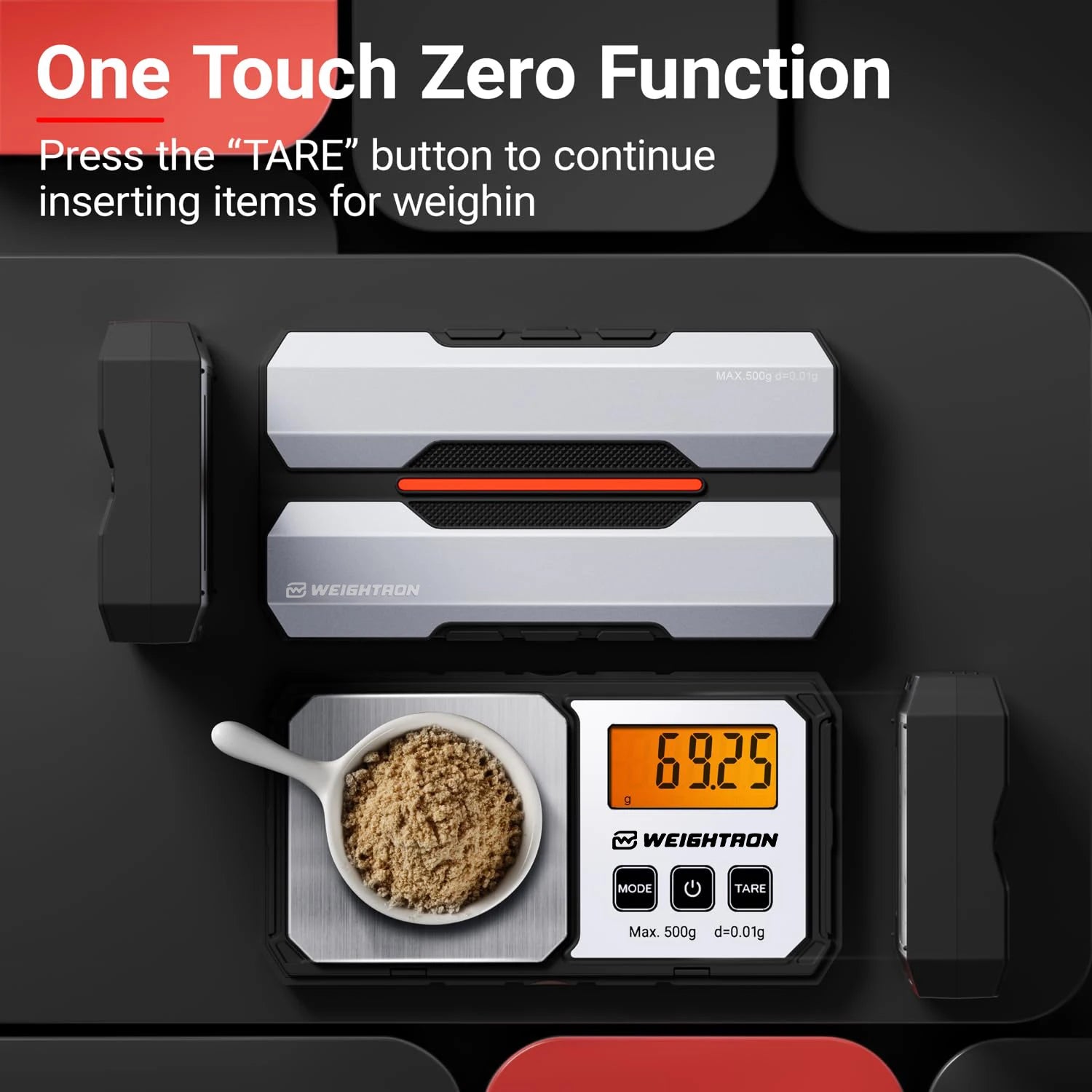 JS010-500 Digital Pocket Scale &ndash; Ultra Precise 0.01g