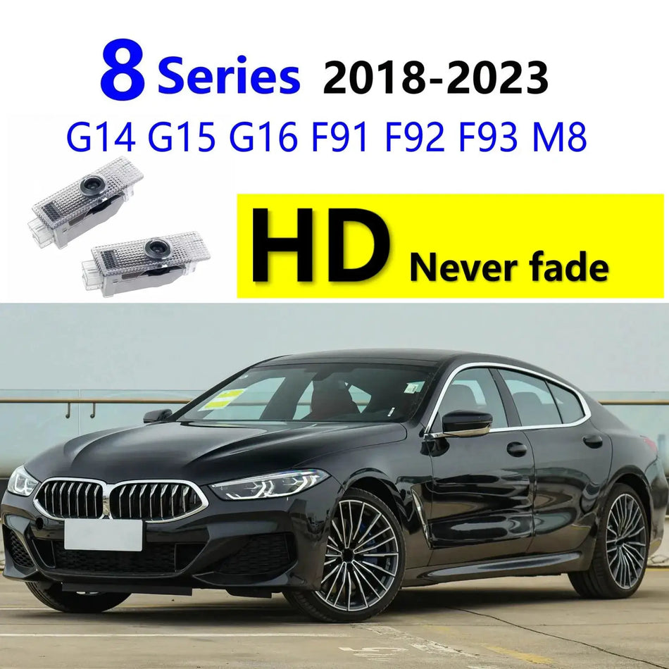 HD For BMW 8 Series F91 F92 F93 M8 G14 G15 G16 Coupe 840i 840d 850i 850d 2018-2023 2022 LED Car Door Projector Light Accessories by InterCyprus Trading Ltd